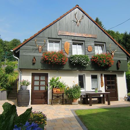 Ferienhaus Haus Am Wald Stolberg i. Harz Dış mekan fotoğraf
